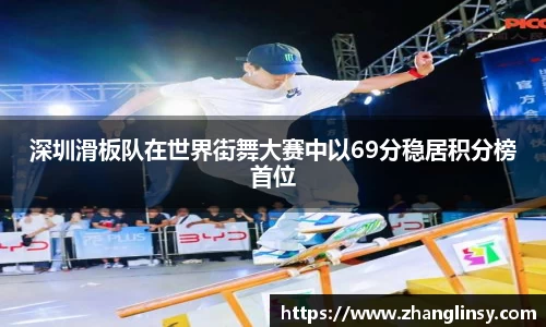 深圳滑板队在世界街舞大赛中以69分稳居积分榜首位